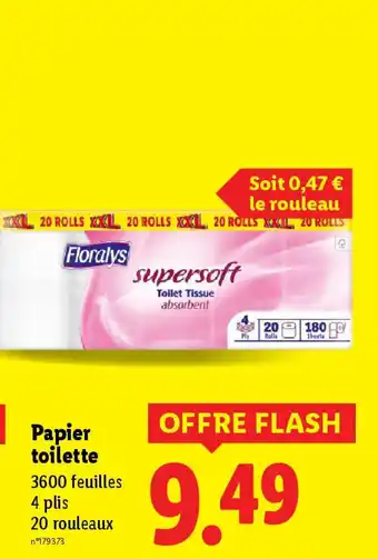 Lidl FLORALYS Papier toilette offre