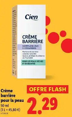 Lidl CIEN Crème barrière pour la peau offre