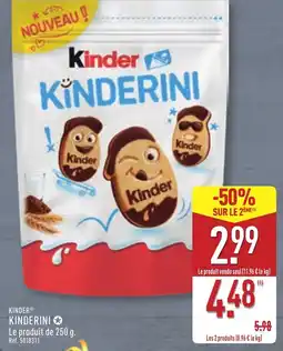 ALDI Kinder kinderini offre