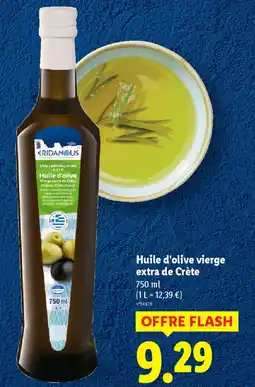 Lidl Huile d'olive vierge extra de Crète offre