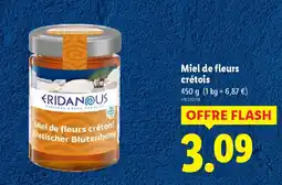 Lidl Miel de fleurs crétois offre