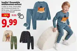 Lidl LUPILU Ensemble molletonné enfant offre