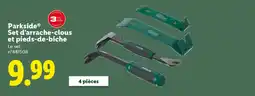 Lidl PARKSIDE Set d'arrache-clous et pieds-de-biche offre