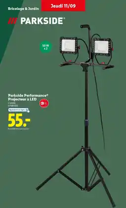 Lidl PARKSIDE Performance Projecteur à LED offre