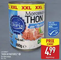 ALDI Thon au naturel offre