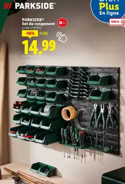 Lidl PARKSIDE Set de rangement offre