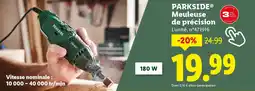 Lidl PARKSIDE Meuleuse de précision offre