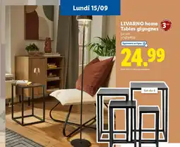 Lidl LIVARNO HOME Tables gigognes offre