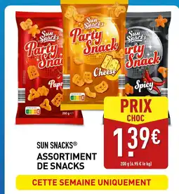 ALDI Sun snacks assortiment de snacks offre