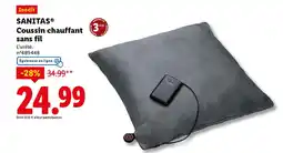 Lidl SANITAS Coussin chauffant sans fil offre