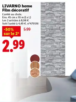 Lidl LIVARNO HOME Film décoratif offre