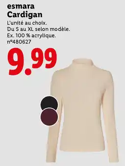 Lidl ESMARA Cardigan offre