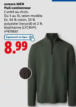 Lidl ESMARA MEN Pull camionneur offre