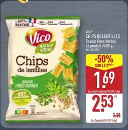 ALDI VICO Chips de lentilles offre