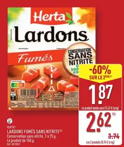 ALDI Lardons fumés sans nitrite offre