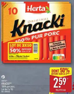 ALDI Knacki offre