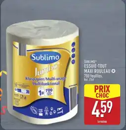 ALDI SUBLIMO Essuie-tout maxi rouleau offre