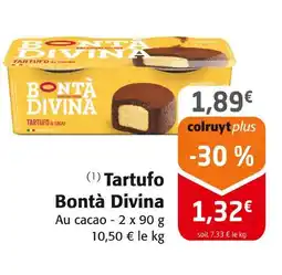 Colruyt Bontà Divina Tartufo offre