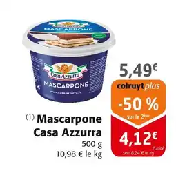 Colruyt Casa Azzurra Mascarpone offre