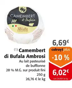 Colruyt Ambrosi Camembert di Bufala offre