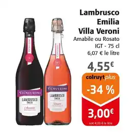 Colruyt Villa Veroni Lambrusco Emilia offre