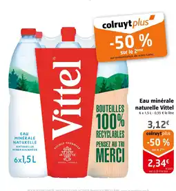 Colruyt VITTEL Eau minérale naturelle offre