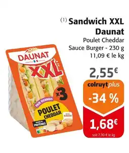 Colruyt DAUNAT Sandwich XXL offre