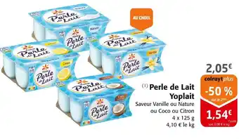 Colruyt YOPLAIT Perle de Lait offre