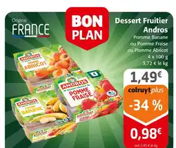 Colruyt ANDROS Dessert Fruitier offre