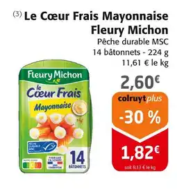 Colruyt FLEURY MICHON Le Cœur Frais Mayonnaise offre