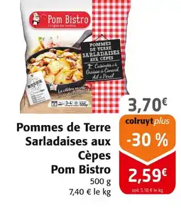 Colruyt POMBISTRO Pommes de Terre Sarladaises aux Cèpes offre