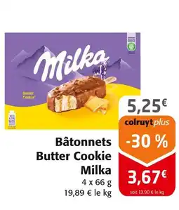 Colruyt MILKA Bâtonnets Butter Cookie offre