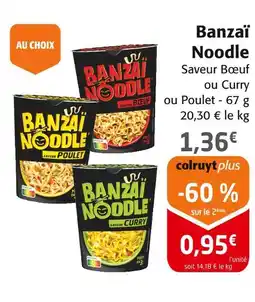 Colruyt Banzaï noodle offre