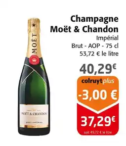 Colruyt MOET & CHANDON Champagne offre
