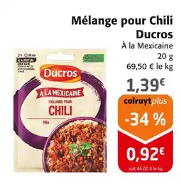 Colruyt DUCROS Mélange pour chili offre