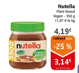 Colruyt NUTELLA Nutella offre