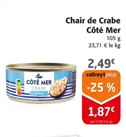 Colruyt CÔTE D'OR Chair de Crabe offre