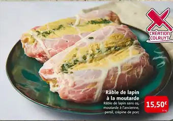 Colruyt Râble de lapin à la moutarde offre