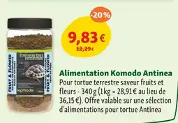 Maxi Zoo Antinea Alimentation Komodo offre