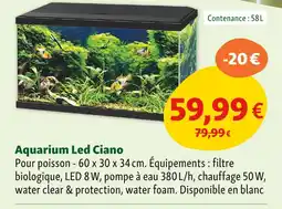 Maxi Zoo Ciano Aquarium Led offre