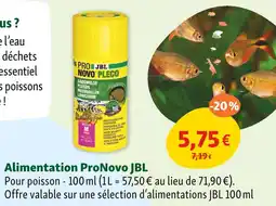 Maxi Zoo JBL Alimentation ProNovo offre