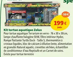 Maxi Zoo Zolux Kit tortue aquatique offre