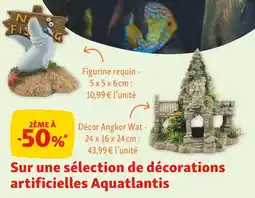 Maxi Zoo Aquatlantis 2ème à -50% sur une sélection de décorations artificielles Aquatlantis offre