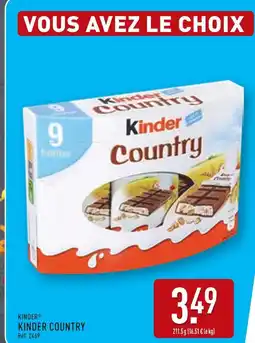 ALDI Kinder Kinder Country offre