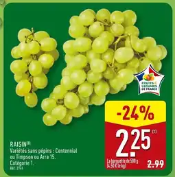 ALDI Raisin offre