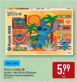 ALDI Disney Stitch Puzzle licence offre