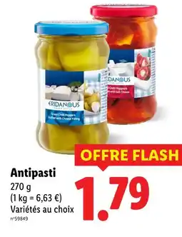 Lidl ERIDANOUS Antipasti offre