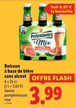 Lidl Boisson à base de bière sans alcool offre