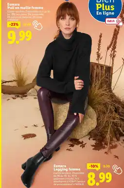 Lidl Esmara Pull en maille femme offre