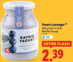 Lidl Savoie Yaourt Yaourt à partager offre